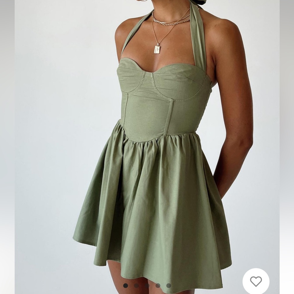 Princess Polly Green Summer Dress